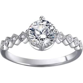 Silenti Jewelry Сребърен пръстен "Контраст" - 8 - 57мм (18.1мм диам. )