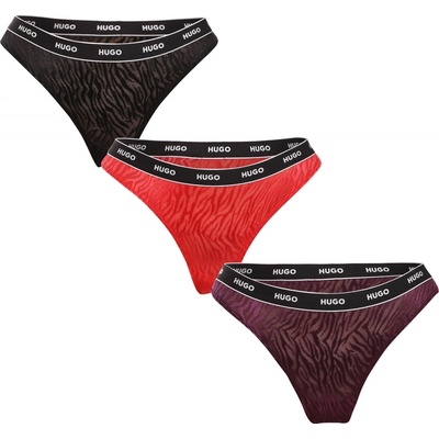 HUGO 3PACK dámske tangá viacferbná (50523829 961)