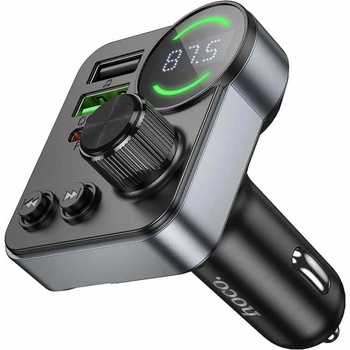 hoco. Блутут FM трансмитер и зарядно за кола за мобилни устройства - Hoco E86 Bluetooth FM Transmitter and Car Charger (E86)