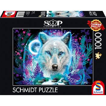 Schmidt Spiele Пъзел Schmidt от 1000 части - Неонов арктически вълк (58515)