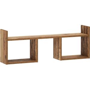 vidaXL Стенен рафт Старо дърво 90 x 17 x 32 см Инженерна дървесина (8015102)
