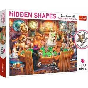 Trefl Puzzle 1086 Elements Hidden Shapes Game Evening