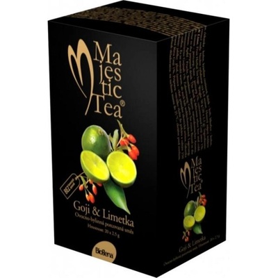 Biogena Majestic Tea Goji Limetka čaj pro sílu a potenci 20 x 2,5 g