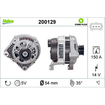 Alternátor VALEO 200129