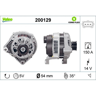 Alternátor VALEO 200129