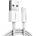 UGREEN Кабел Ugreen - US155, USB-A/Lightining, 2 m, бял (04030201)