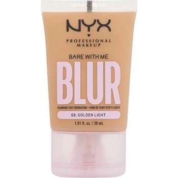 NYX Professional Makeup Bare With Me Blur Tint hydratační make-up 08 Golden Light 30 ml