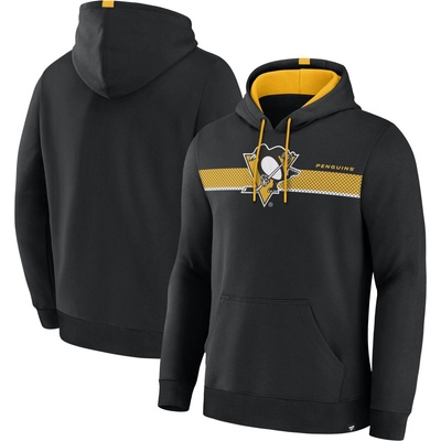 Fanatics PITTSBURGH PENGUINS WRIST SHOT HOODIE Čierna Žltá Biela