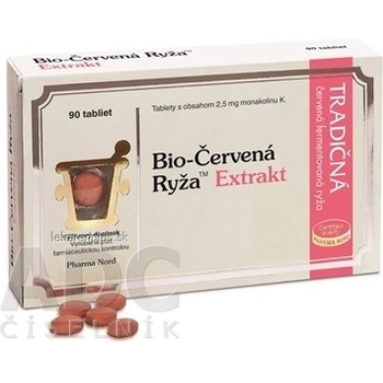 Bio-Červená Ryža Extrakt s monakolínom K 90 tabliet