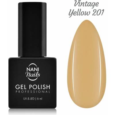 NANI gél lak Vintage Yellow 6 ml