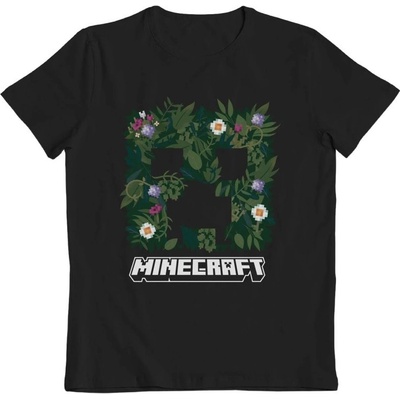 Dětské tričko Minecraft: Květinový Creeper