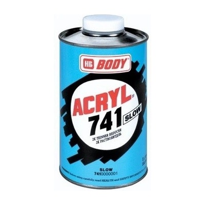 HB BODY 741 akrylové riedidlo pomalé 1L