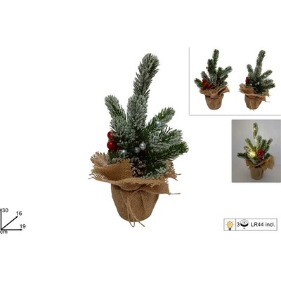 MAKRO - Stromček vianočný LED 30cm