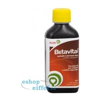 Klas Betavital extrakt z červené řepy 200 ml