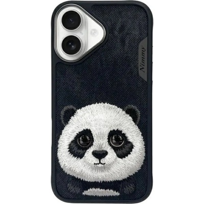 Nimmy Калъф Nimmy Big Eyed Pet 2.0 Panda за iPhone 16 - черен (6971080319754)