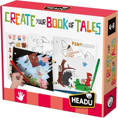 Headu Игрален комплект Headu - Създайте своята книга с приказки (HMU54211)