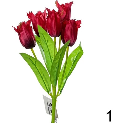 Kytica tulipán 31cm BORDOVÁ 207689BOR