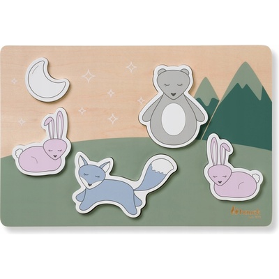 Hauck Дървен пъзел Hauck Puzzle N Fit Forest (813090)