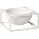 Audo Copenhagen Купичка Kubus centerpiece ниска 7 см бяла (71068-000566)