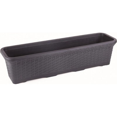 ALFIstyle Plastový hrantík ratan, šírka 72cm Čierna