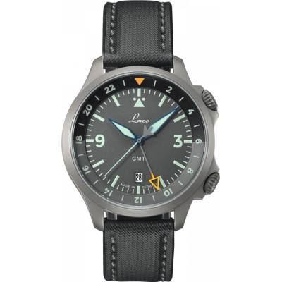 Laco Flieger Frankfurt GMT Grau
