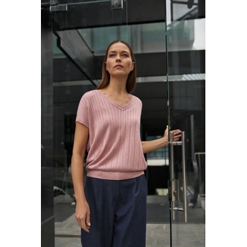 Moodo Розов суитшърт с къси ръкави Moodo Moodo | Rozov | ЖЕНИ | XXL