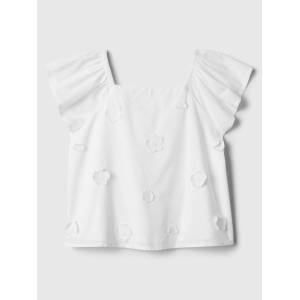 GAP Бебешки топ с волани GAP GAP | Byal | Момичешки | 86