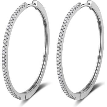 Silenti Jewelry Сребърни обеци "Халки