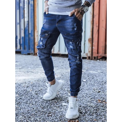 Pánske jogger riflové nohavic ux3284