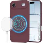 Techsuit Калъф за iPhone 17 Air - SoftFlex MagSafe - Червен (KF2353861)
