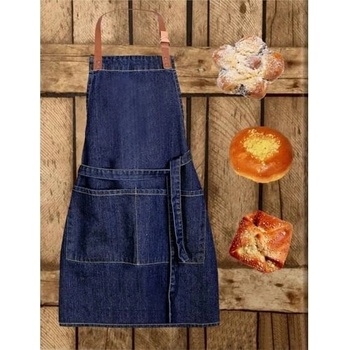 Forbyt Zástěra Denim tmavě modrá