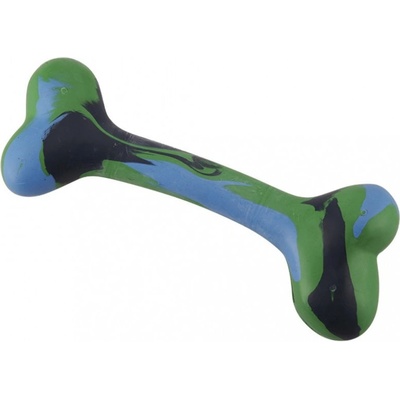 Huhubamboo Gumená kosť modrá camouflag 18 cm