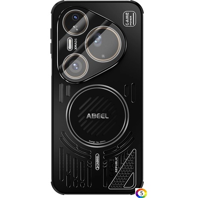 Huawei ABEEL Huawei Pura 80 Ultra Магнитен Калъф [Протектор в Комплекта] | Алуминиева Сплав | N52 магнитен пръстен | Охлаждащ Дизайн |Цвят: Черен, Сив, Зелен, Розов, Син