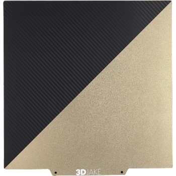 3DJAKE Плоча за вграждане от PET/PEI - въглерод - 256 x 255 mm (CARBP-255X255)