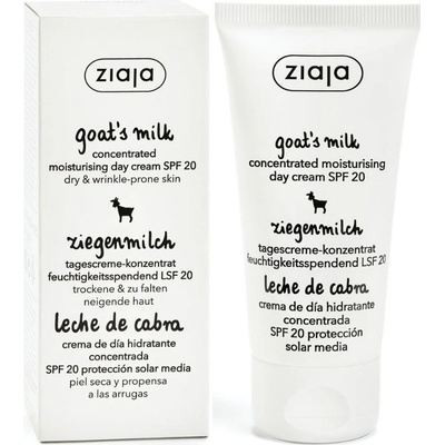 Ziaja Goat's Milk denný krém SPF 20 SPF 20 Dry and Wrinkle Prone Skin 50 ml