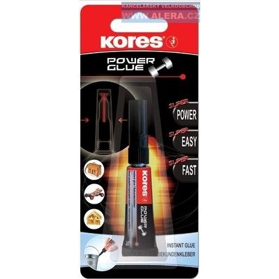 KORES Super gel vteřinové lepidlo 3 g