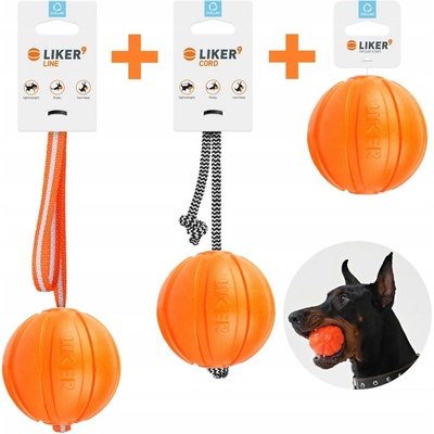 LIKER Míček pro psa Doggy CORD 9
