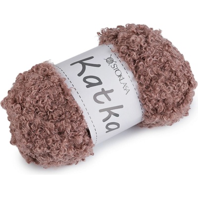 Stoklasa Příze pletací kudrnatá Katka 100 g Balení: 1 ks, Varianta: 5 (422) pudrovobéžová 5 (422) pudrovobéžová
