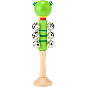 Woodyland Музикална пръчка Woody с животно и звънчета, 1 брой