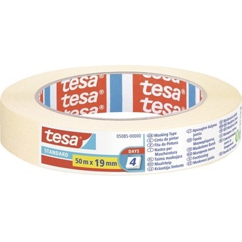 tesa krepová páska 19 mm x 50 m žltá