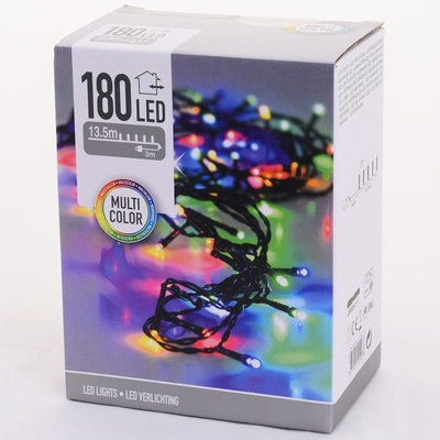 DekorStyle Vánoční světelný LED řetěz Decor 13,5 m vícebarevný