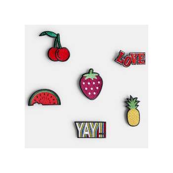 Goomby Текстилни емблеми Iron-On Fruit Love 6 броя