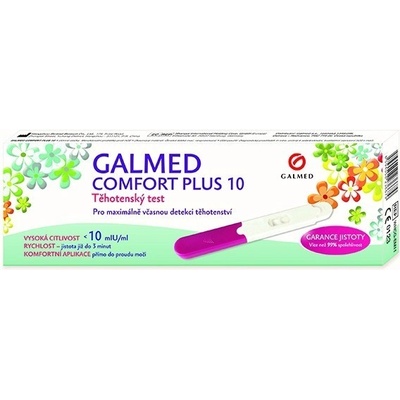 Galmed Comfort Plus 10 test tehotenský tyčinka 1 ks