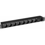 Eaton FlexPDU - Power distribution unit (rack-mountable) - AC 220-240 V - 3000 VA - input: IEC 60320 C20 16A - output connectors: 9 (IEC connector, French / UTE) - 1U - 19