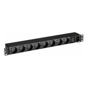 Eaton FlexPDU - Power distribution unit (rack-mountable) - AC 220-240 V - 3000 VA - input: IEC 60320 C20 16A - output connectors: 9 (IEC connector, French / UTE) - 1U - 19