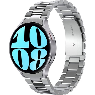 Spigen Modern Fit Band - стоманена каишка за Samsung Galaxy Watch 6 44мм (сребрист)