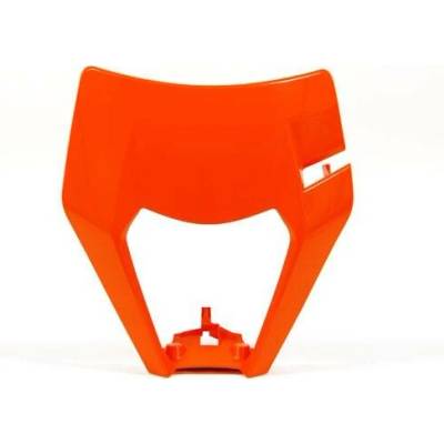 RACETECH (RTECH) kryt světla přední KTM EXC/EXCF 17-19 barva oranžová (vzor OEM) (KT04096127)