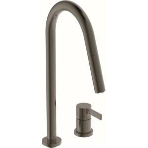 Ideal Standard Кухненски смесител с издърпващ се душ Ideal Standard Gusto 242 Magnetic Grey 2 вида струя (BD424A5)