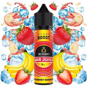 Bombo Bar Juice Hyper Boost Strawberry Banana Ice 5ml/60ml - boombvaping - 19,54 лв
