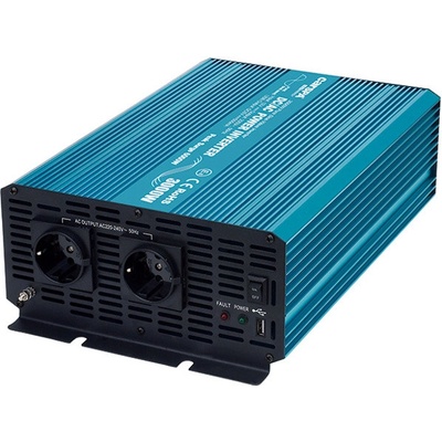 Carspa P3000U-122 12V/230V+USB 3000W, čistá sinusovka